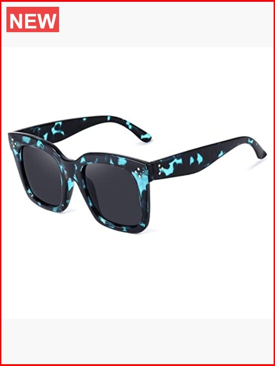 Vintage Square Sunglasses UV400 Protection Non-Polarized Retro